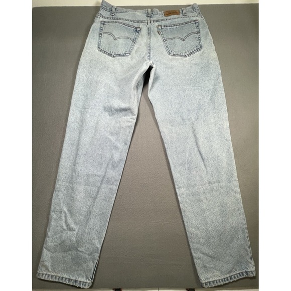 Vintage Levis Jeans Mens 38x34 (36x34) Blue 545 Loose Straight Orange Tab 90s - Picture 8 of 10